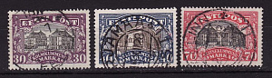 Эстония, 1924-1927, Театры, Архитектура, 3 марки гашеные